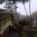 Devotees getting drenched inside Kamakhya Temple